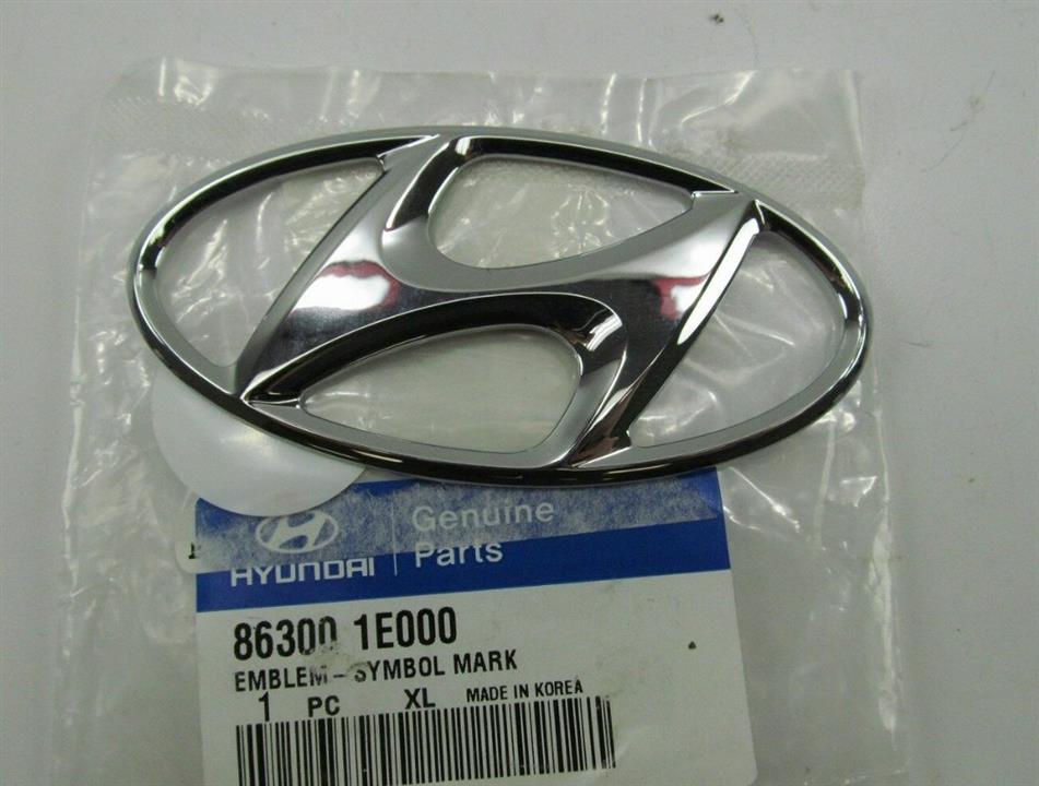 

Эмблема 863001E000 Hyundai/Kia