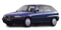 Склоочисники Опель Астра Ф Класик хетчбек (Opel Astra F Classic hatchback)