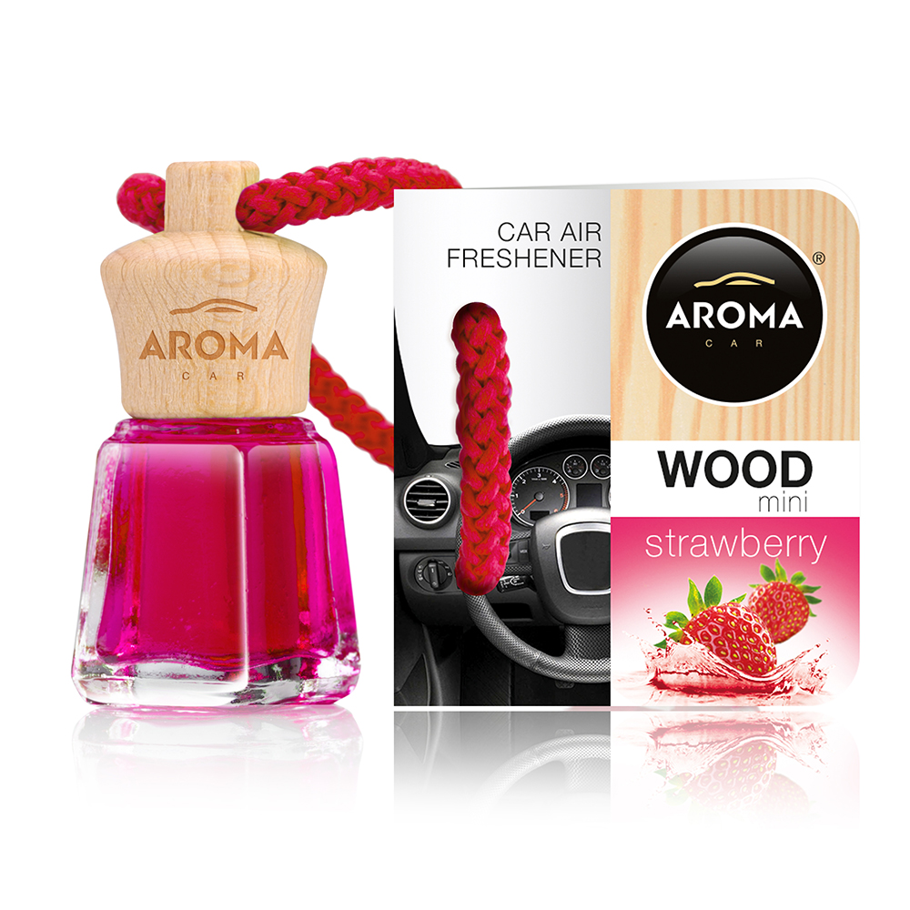Aroma Car 927085 Ароматизатор у колбі Wood Mini Strawberry 927085: Купити в Україні - Добра ціна на EXIST.UA!