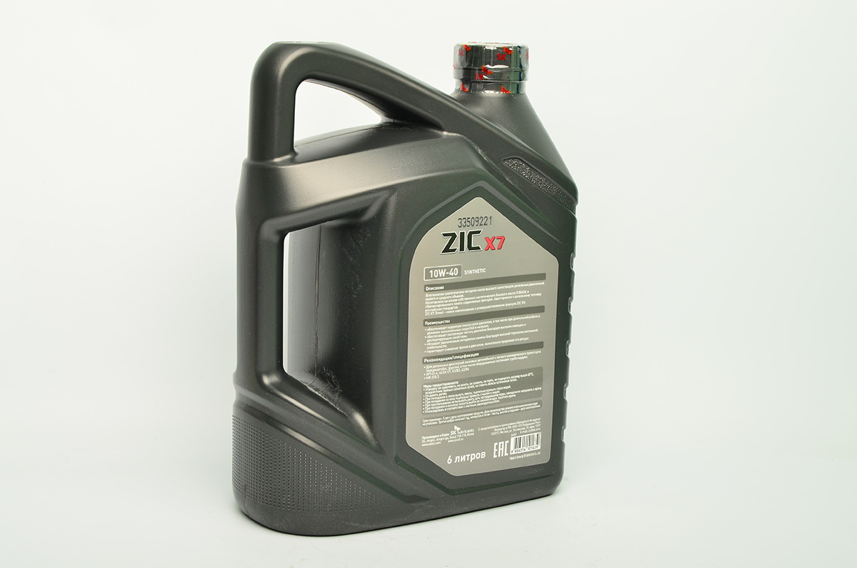 ZIC Моторна олива ZIC X7 Diesel 10W-40, 6л – ціна 1344 UAH