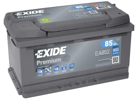 Exide EA852 Батарея аккумуляторная Exide Premium 12В 85Ач 800А(EN) R+ EA852: Купить в Украине - Отличная цена на EXIST.UA!