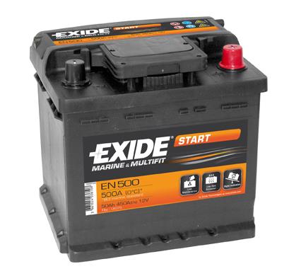 Exide EN500 Акумулятор Exide Start 12В 50Ач 450А(EN) R+ EN500: Приваблива ціна - Купити в Україні на EXIST.UA!