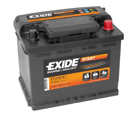 Exide EN600 Акумулятор Exide Start 12В 62Ач 540А(EN) R+ EN600: Купити в Україні - Добра ціна на EXIST.UA!