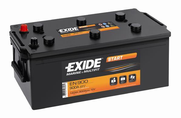 Exide EN900 Акумулятор Exide 12В 140Ач 800А(EN) L+ EN900: Купити в Україні - Добра ціна на EXIST.UA!