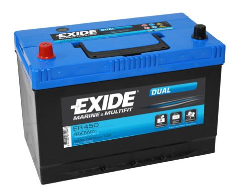 Exide ER450 Акумулятор Exide Dual 12В 95Ач 650А(EN) L+ ER450: Приваблива ціна - Купити в Україні на EXIST.UA!