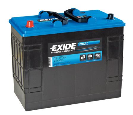 Exide ER650 Акумулятор Exide Dual 12В 142Ач 850А(EN) L+ ER650: Купити в Україні - Добра ціна на EXIST.UA!