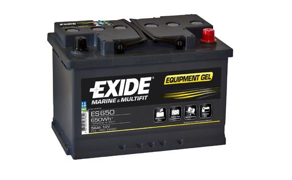 Exide ES650 Акумулятор Exide Equipment GEL 12В 56Ач 410А(EN) R+ ES650: Купити в Україні - Добра ціна на EXIST.UA!