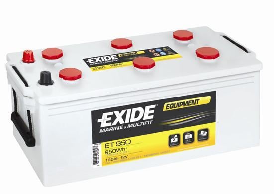 Exide ET950 Акумулятор Exide 12В 135Ач 700А(EN) L+ ET950: Купити в Україні - Добра ціна на EXIST.UA!