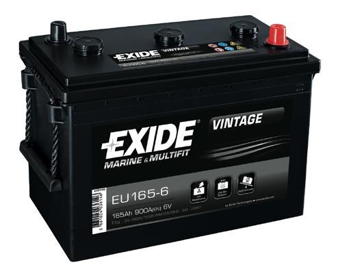 Exide EU165-6 Акумулятор Exide 6В 165Ач 900А(EN) R+ EU1656: Купити в Україні - Добра ціна на EXIST.UA!