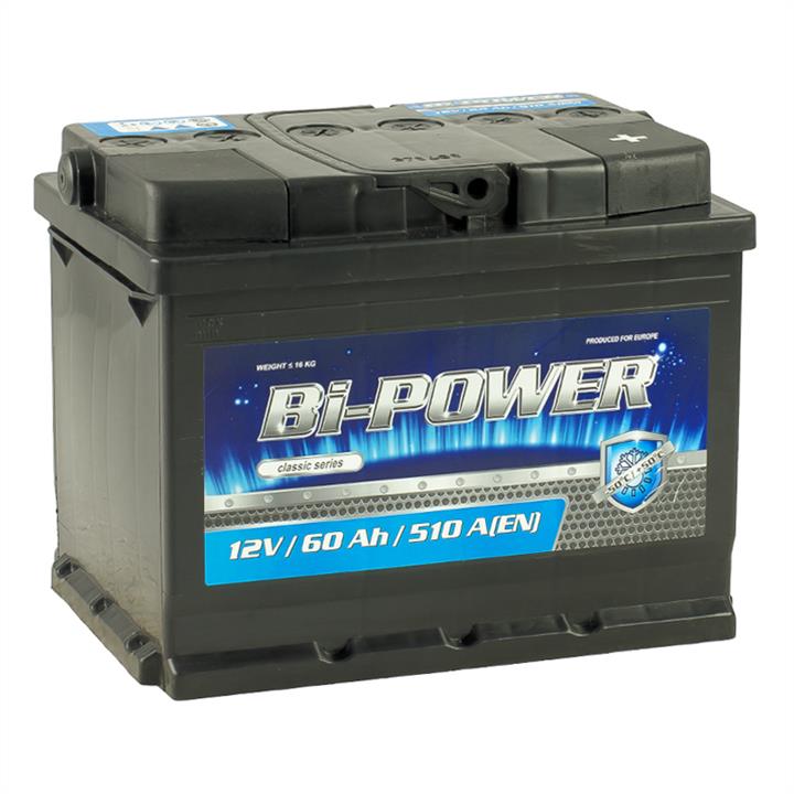 Bi-Power KLV060-00 Акумулятор BI-POWER 12В 60Ач 510А(EN) R+ KLV06000: Купити в Україні - Добра ціна на EXIST.UA!