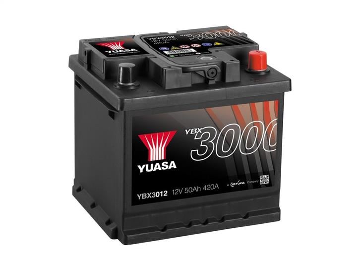 Батарея аккумуляторная Yuasa YBX3000 SMF 12В 50Ач 420A(EN) R+ Yuasa YBX3012
