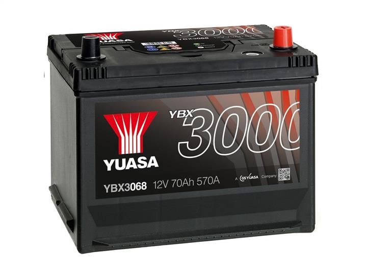 Батарея акумуляторна Yuasa YBX3000 SMF 12В 70Аг 570А(EN) R+ Yuasa YBX3068