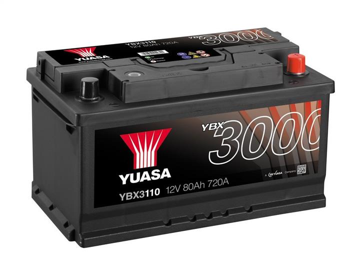 Yuasa YBX3110 Акумулятор Yuasa YBX3000 SMF 12В 80Ач 720А(EN) R+ YBX3110: Купити в Україні - Добра ціна на EXIST.UA!