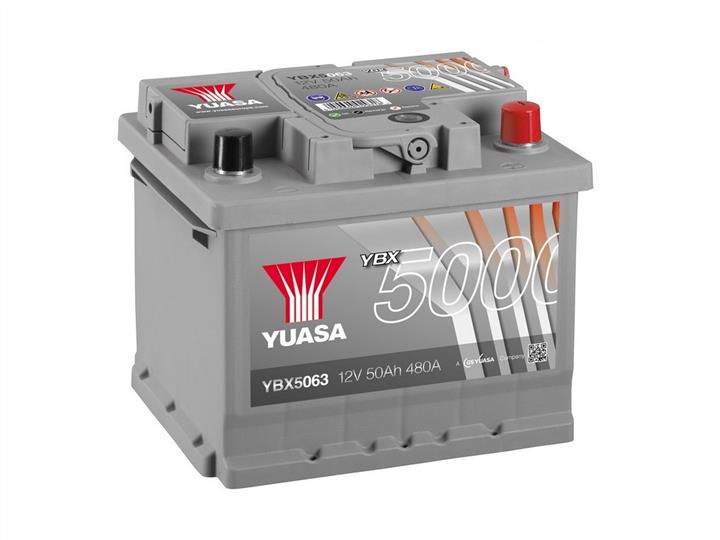 Батарея аккумуляторная Yuasa YBX5000 Silver High Performance SMF 12В 50Ач 480А(EN) R+ Yuasa YBX5063