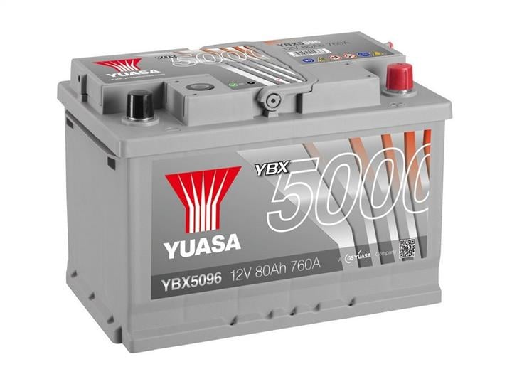 Батарея аккумуляторная Yuasa YBX5000 Silver High Performance SMF 12В 80Ач 760А(EN) R+ Yuasa YBX5096