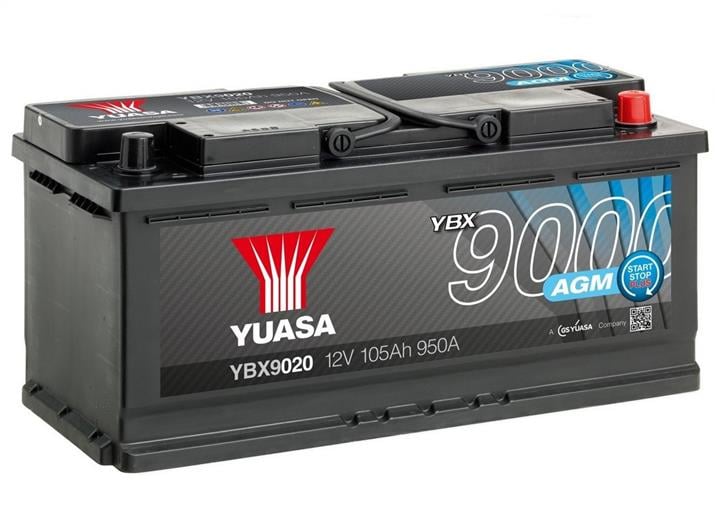 Yuasa YBX9020 Акумулятор Yuasa YBX9000 AGM Start-Stop Plus 12В 105Ач 950А(EN) R+ YBX9020: Приваблива ціна - Купити в Україні на EXIST.UA!