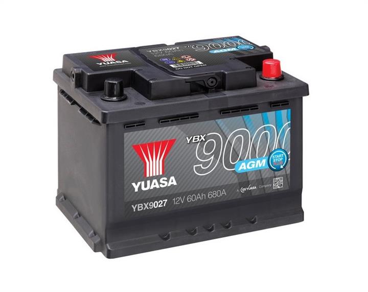 Yuasa YBX9027 Акумулятор Yuasa YBX9000 AGM Start-Stop Plus 12В 60Ач 680А(EN) R+ YBX9027: Приваблива ціна - Купити в Україні на EXIST.UA!