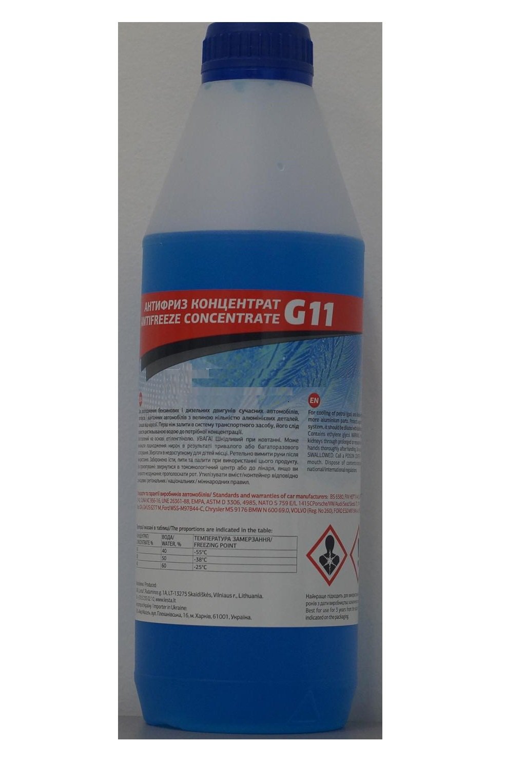 Roadwin C01211 Антифриз G11, синій, -35°C, 1 л C01211: Приваблива ціна - Купити в Україні на EXIST.UA!