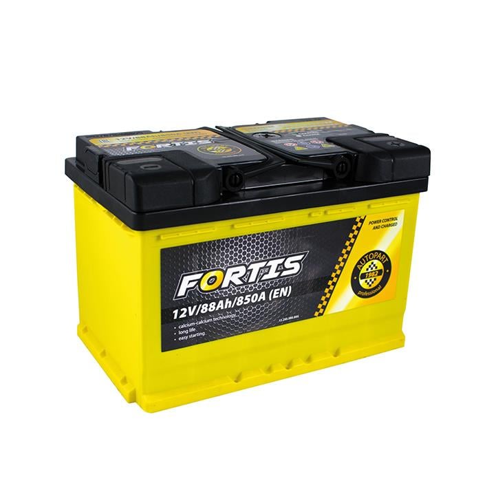 Fortis FRT88-00 Акумулятор FORTIS 12В 88Ач 850А(EN) R+ FRT8800: Купити в Україні - Добра ціна на EXIST.UA!