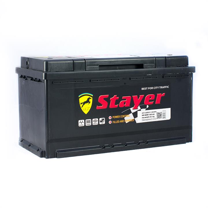 Stayer ISD-100-0 Акумулятор Stayer Black 12В 100Ач 800А(EN) R+ ISD1000: Приваблива ціна - Купити в Україні на EXIST.UA!