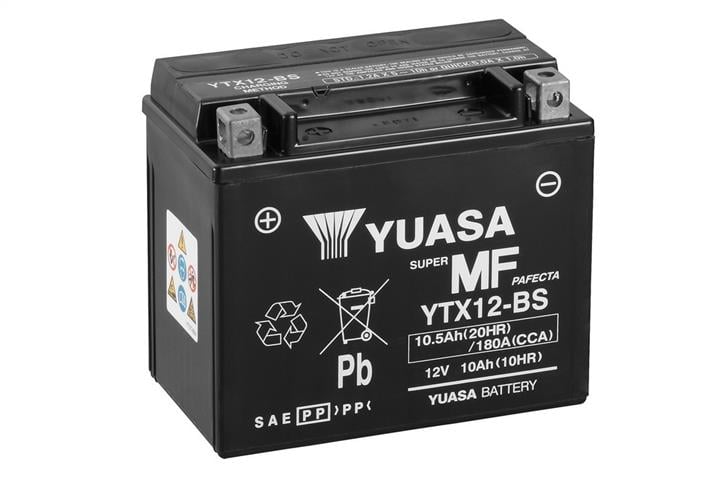 Yuasa YTX12-BS Акумулятор Yuasa 12В 10Ач 150А(EN) L+ YTX12BS: Купити в Україні - Добра ціна на EXIST.UA!