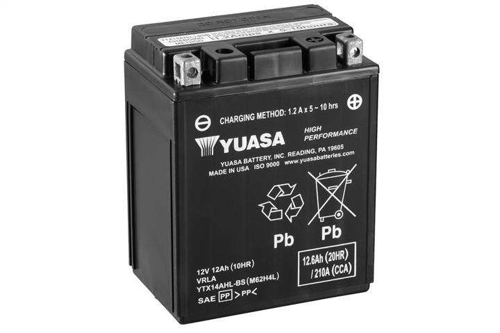 Yuasa YTX14AHLBS Акумулятор Yuasa AGM 12В 12.6Ач 210A  R+ YTX14AHLBS: Приваблива ціна - Купити в Україні на EXIST.UA!