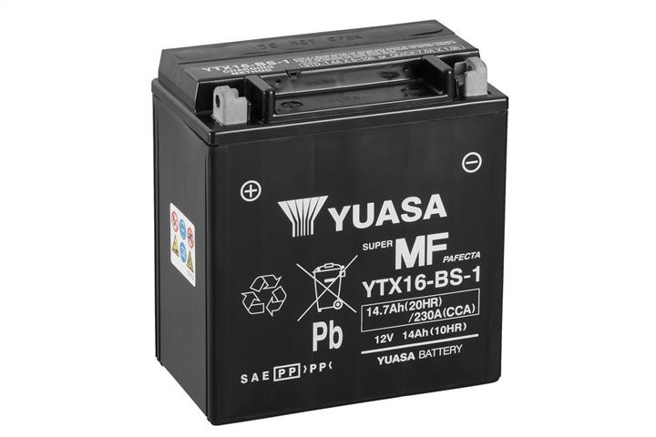Yuasa YTX16-BS-1 Акумулятор Yuasa AGM 12В 14,7Ah 230A L+ YTX16BS1: Приваблива ціна - Купити в Україні на EXIST.UA!