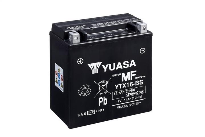 Yuasa YTX16-BS Акумулятор Yuasa 12В 14Ач 215А(EN) L+ YTX16BS: Приваблива ціна - Купити в Україні на EXIST.UA!