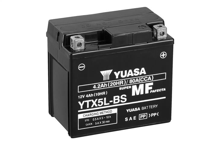 Yuasa YTX5L-BS Акумулятор Yuasa 12В 4Ач 70А(EN) L+ YTX5LBS: Приваблива ціна - Купити в Україні на EXIST.UA!