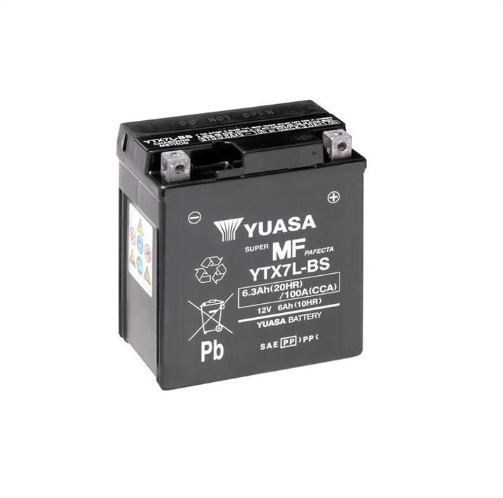 Yuasa YTX7L-BS Акумулятор Yuasa 12В 6Ач 100А(EN) L+ YTX7LBS: Купити в Україні - Добра ціна на EXIST.UA!