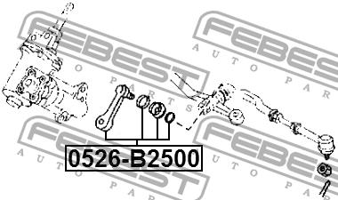 Купити Febest 0526B2500 – суперціна на EXIST.UA!