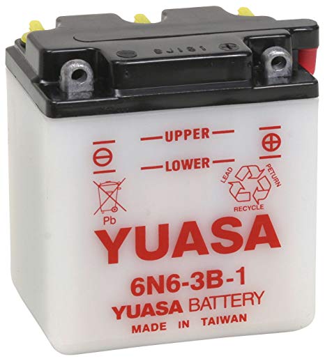Yuasa 6N6-3B-1 Акумулятор Yuasa 6В 6Ач 40А(EN) R+ 6N63B1: Купити в Україні - Добра ціна на EXIST.UA!