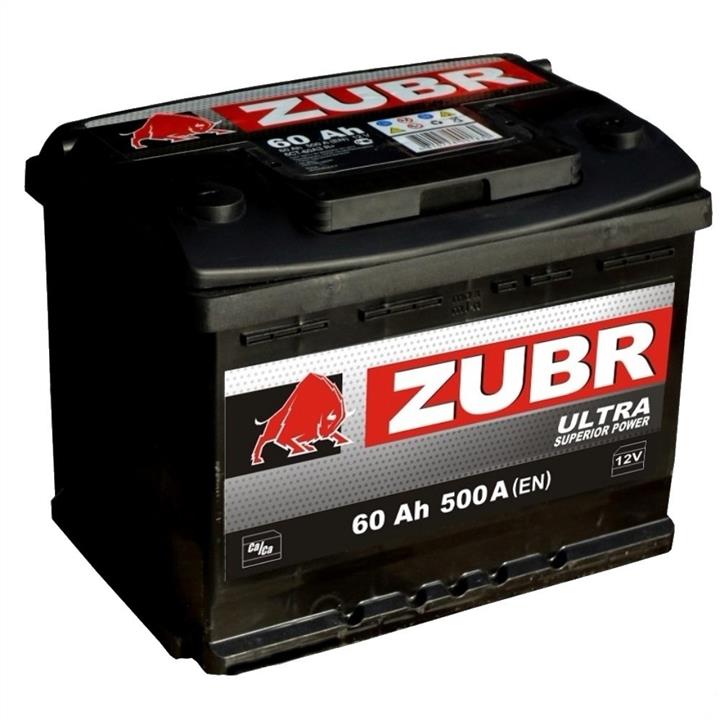 Zubr 4810728001830 Акумулятор Zubr Ultra 12В 60Ач 500А(EN) R+ 4810728001830: Купити в Україні - Добра ціна на EXIST.UA!