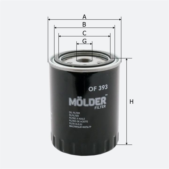 OF393 Molder Фільтр масляний