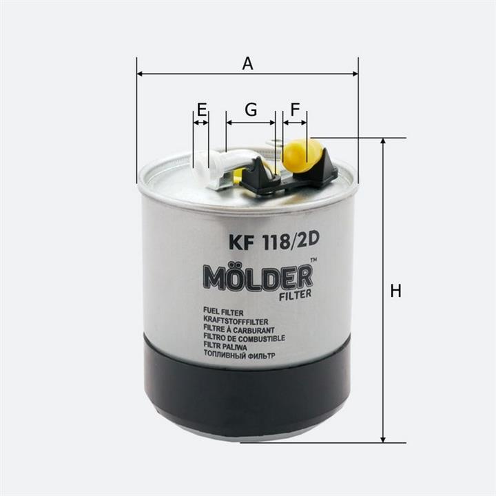 Купити Molder KF118/2D за низькою ціною в Україні!