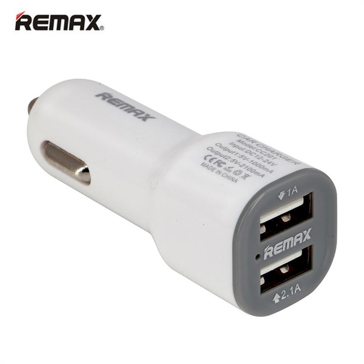 Remax 48143 Адаптер-зарядне в прикурювач 2 USB 48143: Купити в Україні - Добра ціна на EXIST.UA!