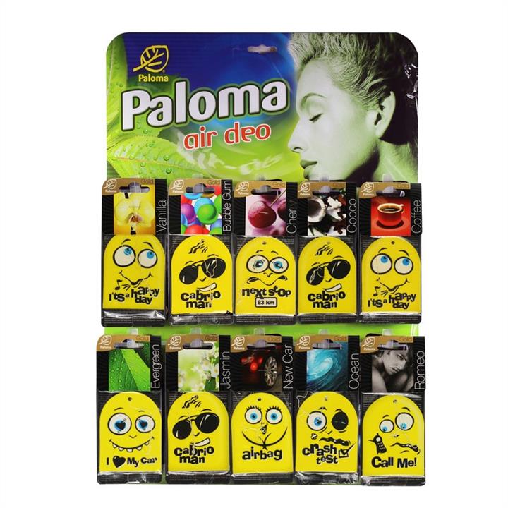 Paloma PDF01 Планшет ароматизаторів Faces мікс (60 шт.) PDF01: Купити в Україні - Добра ціна на EXIST.UA!