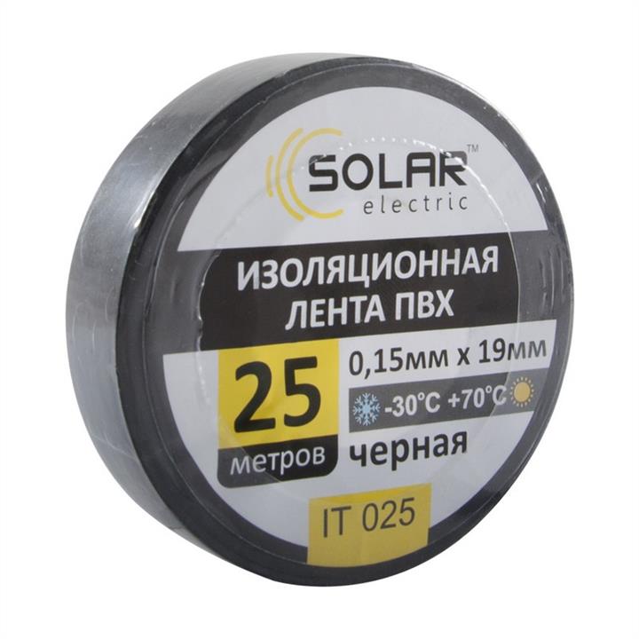 Solar IT025 Ізолента чорна, 25 м IT025: Купити в Україні - Добра ціна на EXIST.UA!