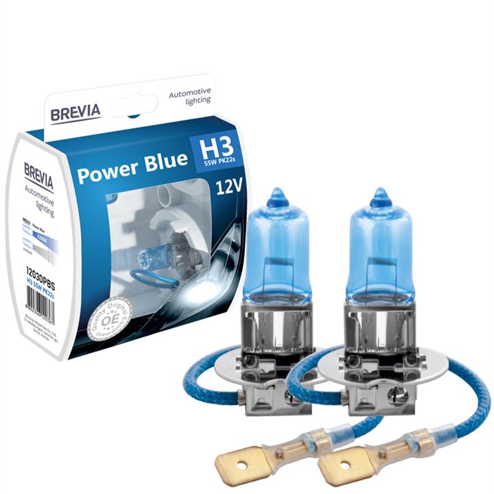12030PBS Brevia Лампа галогенна Brevia Power Blue 12В H3 55Вт