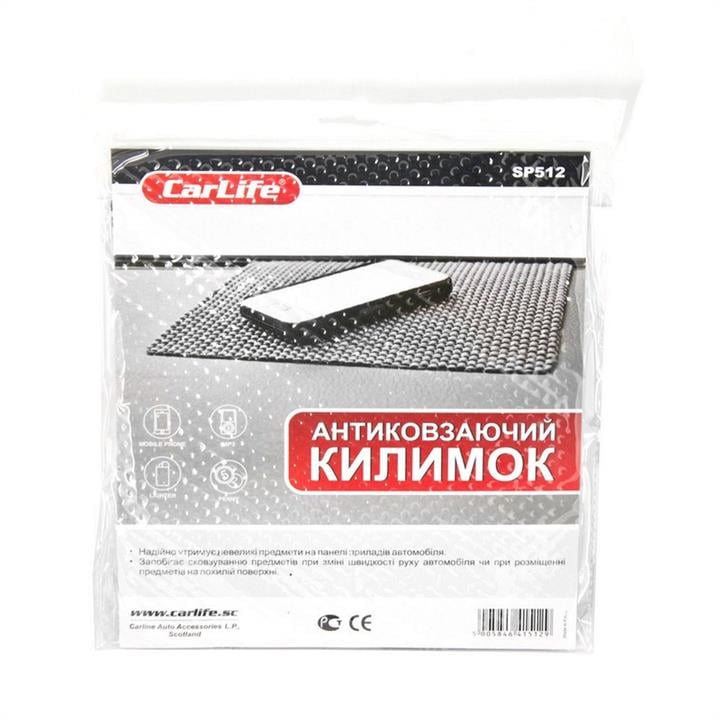 CarLife SP512 Коврик антискользящий, черный, 192 х 210 мм SP512: Купить в Украине - Отличная цена на EXIST.UA!
