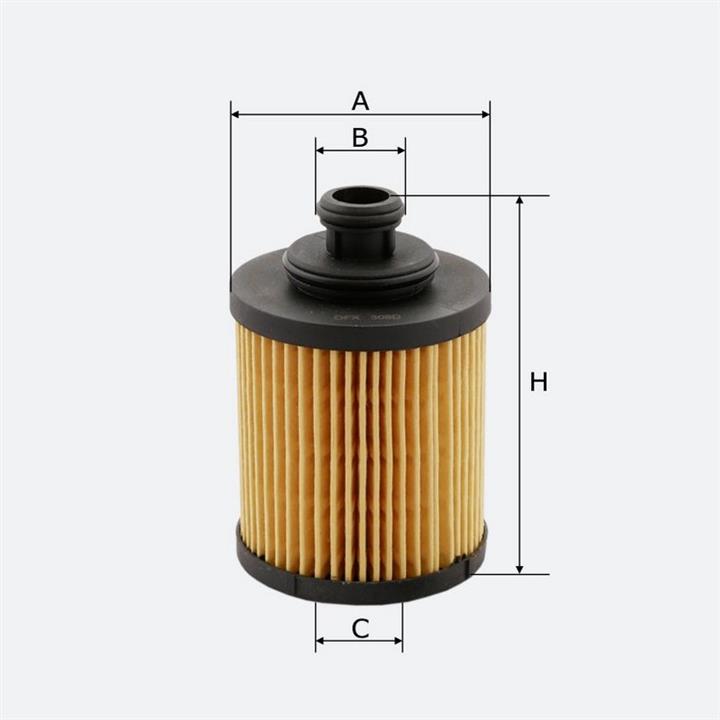 Molder OFX308D Фільтр масляний OFX308D: Приваблива ціна - Купити в Україні на EXIST.UA! OFX308D Molder Фільтр масляний