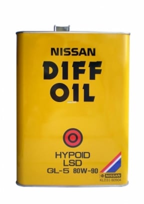 Nissan KLD31-80904EU Олива трансміссійна Nissan Diff oil Hypoid LSD 80W-90, 4л KLD3180904EU: Купити в Україні - Добра ціна на EXIST.UA!