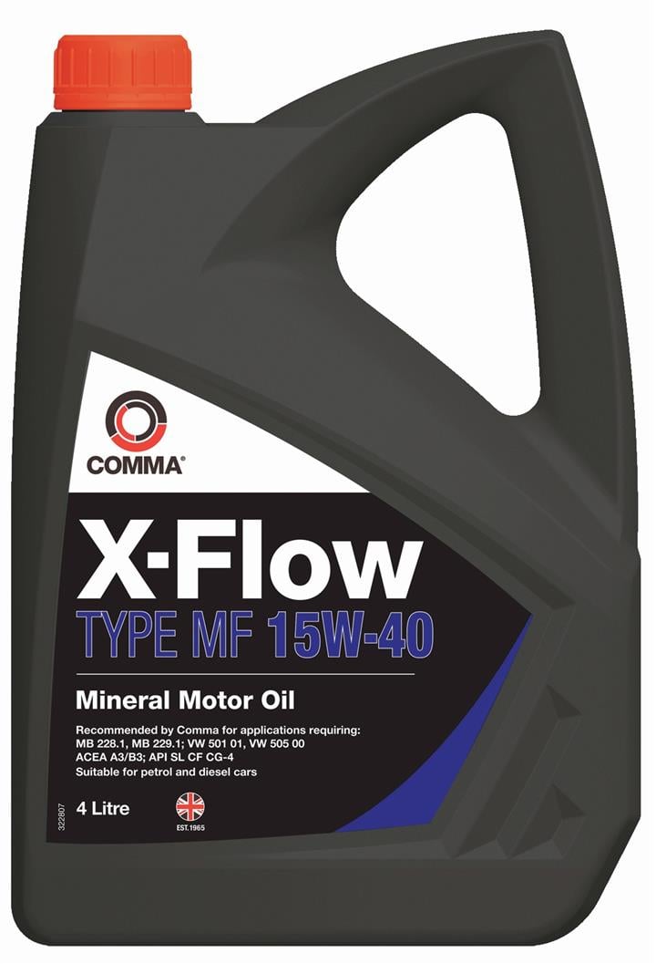 Comma XFMF4L Моторна олива Comma X-Flow Type MF 15W-40, 4 л XFMF4L: Купити в Україні - Добра ціна на EXIST.UA!