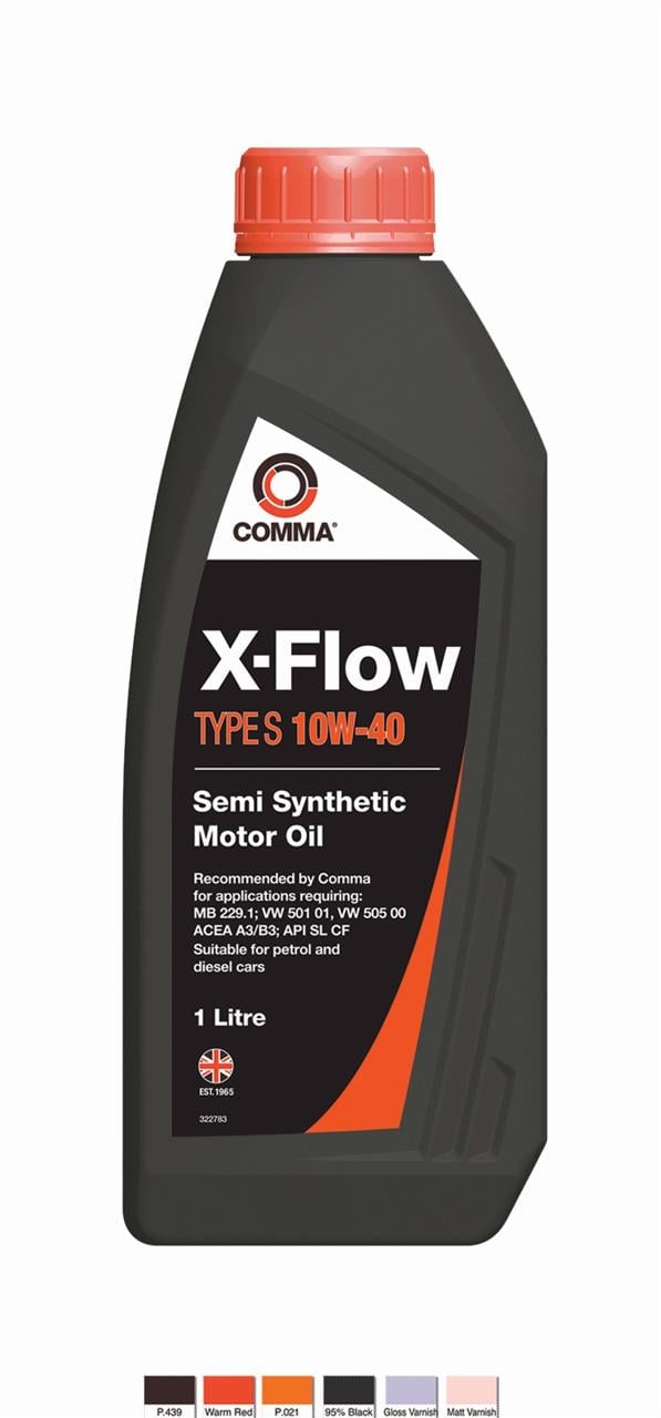 Comma XFS1L Моторна олива Comma X-Flow Type S 10W-40, 1л XFS1L: Приваблива ціна - Купити в Україні на EXIST.UA!