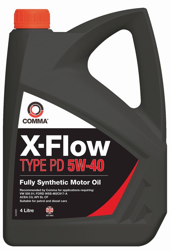 Comma XFPD4L Моторна олива Comma X-FLOW TYPE PD 5W-40, 4л XFPD4L: Приваблива ціна - Купити в Україні на EXIST.UA!