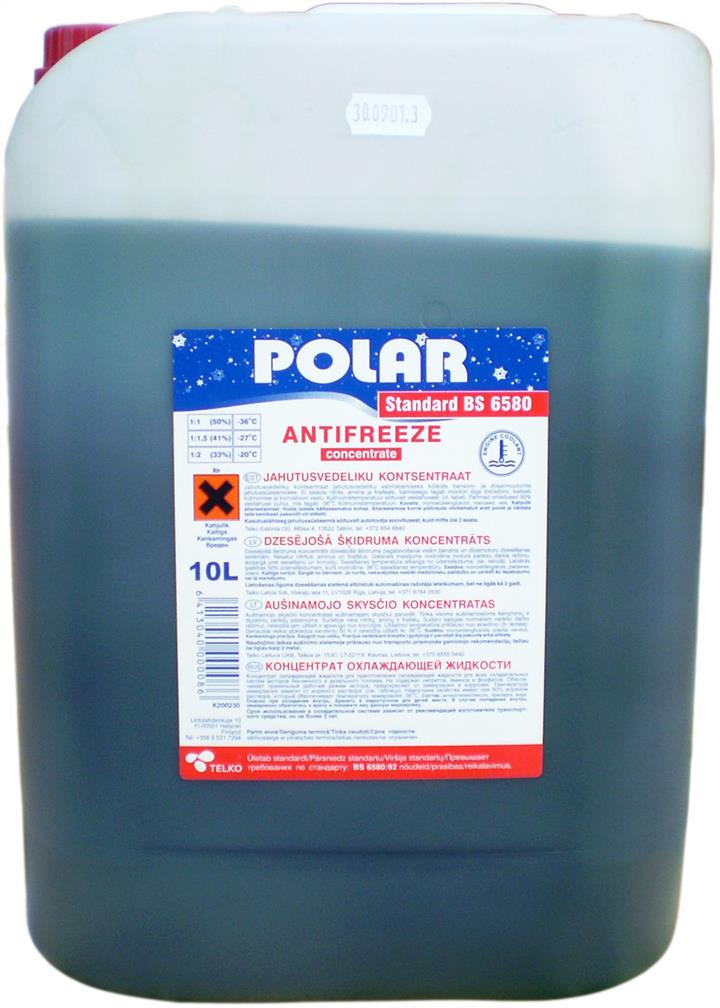 Polar K200230 Антифриз Polar Standard BS 6580 G11 синій, концентрат -70, 10L K200230: Приваблива ціна - Купити в Україні на EXIST.UA!