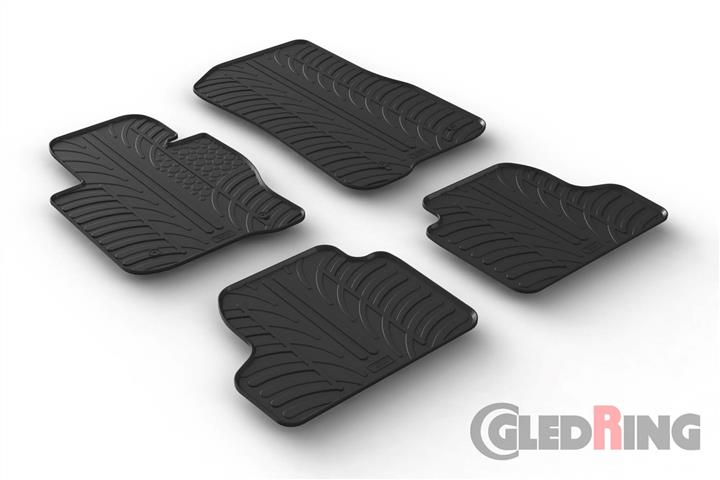 GledRing 0348 Килимки салону GledRing гумові чорні для BMW 4-series (2014-), комплект 0348: Купити в Україні - Добра ціна на EXIST.UA!