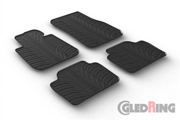 GledRing 0359 Килимки салону GledRing гумові чорні для BMW 3-series (2012-), комплект 0359: Купити в Україні - Добра ціна на EXIST.UA!