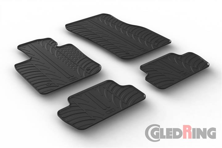 GledRing 0407 Килимки салону GledRing гумові чорні для BMW Mini (2014-), комплект 0407: Купити в Україні - Добра ціна на EXIST.UA!