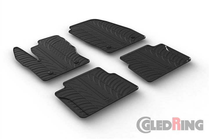 GledRing 0275 Килимки салону GledRing гумові чорні для Ford Tourneo connect (2014-), комплект 0275: Купити в Україні - Добра ціна на EXIST.UA!